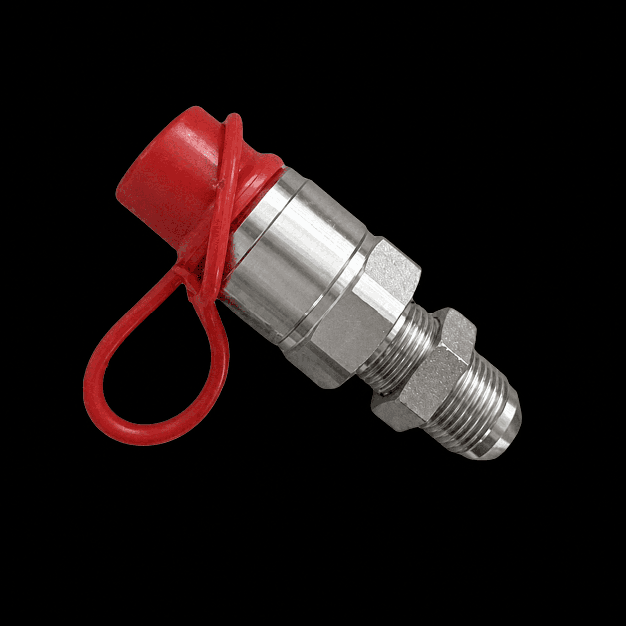 1/2 inch hydraulic quick connect coupler with 5/8 inch JIC 10 bulkhead threads