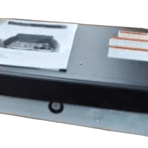 FlameKing YSN-HT-600-i black 2 burner RV propane gas cooktop with integrated cover