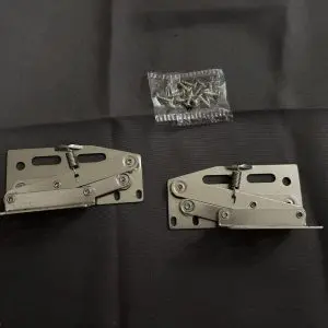 Spring-Loaded Scissor Hinge Cabinet Hinges / Folding Door Lift (Pair)