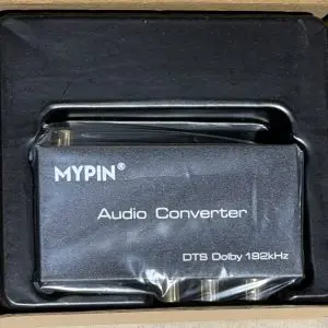 MYPIN digital to analog audio converter DAC supporting DTS Dolby and 192kHz audio for RV and home theater