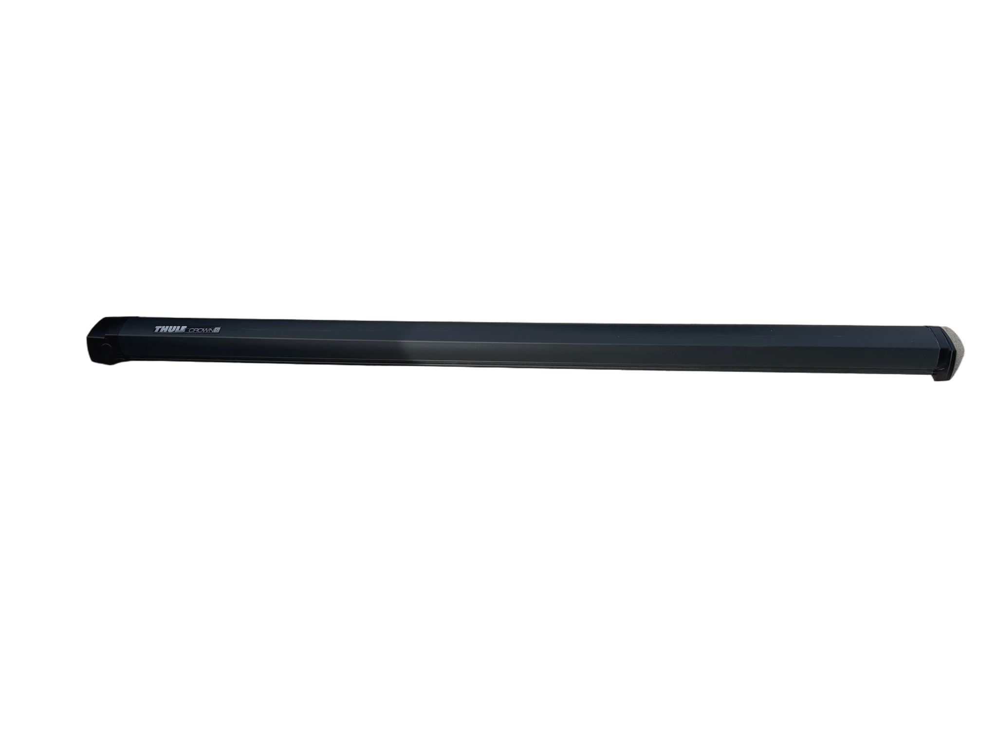 Thule Crown Omnistor 5200 12V motorized RV power awning full assembly in black, 8 foot length
