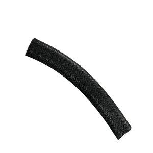 Uni-Grip SD-1298 black PVC edge trim with steel core U-channel for RV, trailer, and industrial use