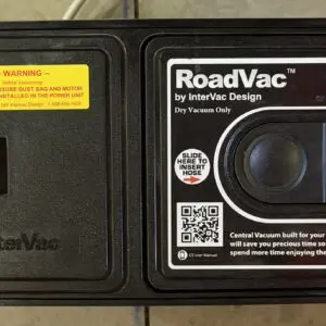 InterVac RoadVac CS-8 RV central vacuum front panel