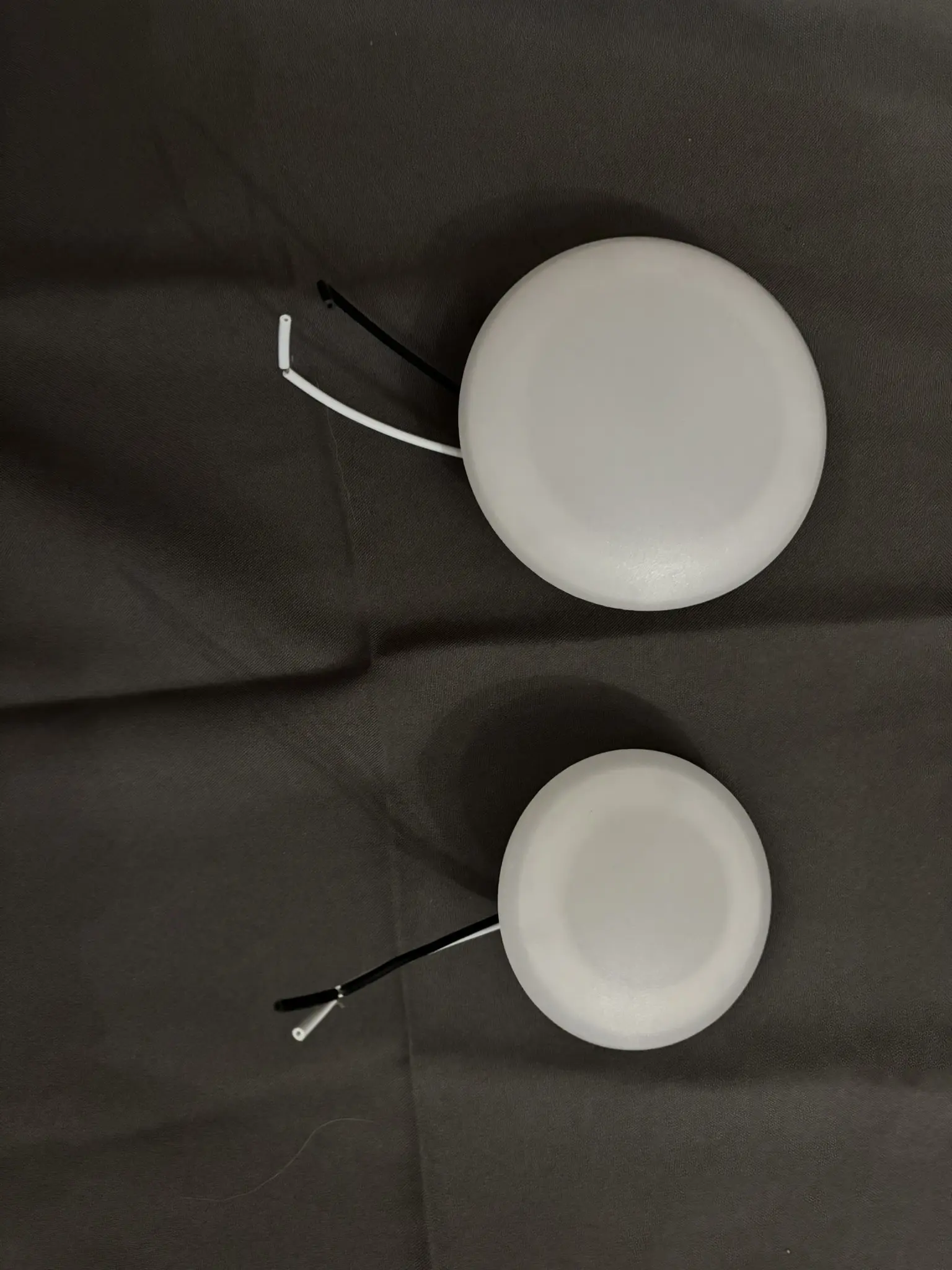 RV recessed LED ceiling lights 12V, 4W and 3W sizes, frosted lens