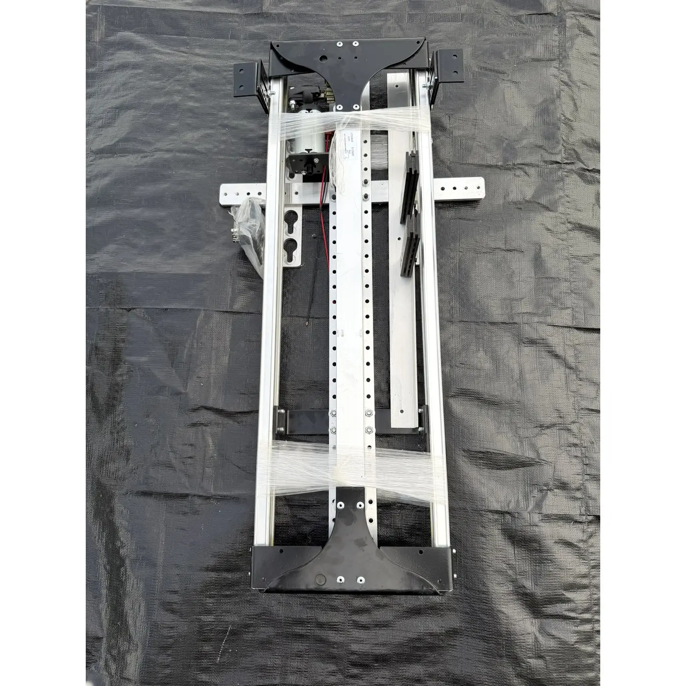 Smith Richards TV lift wrapped in shipping configuration