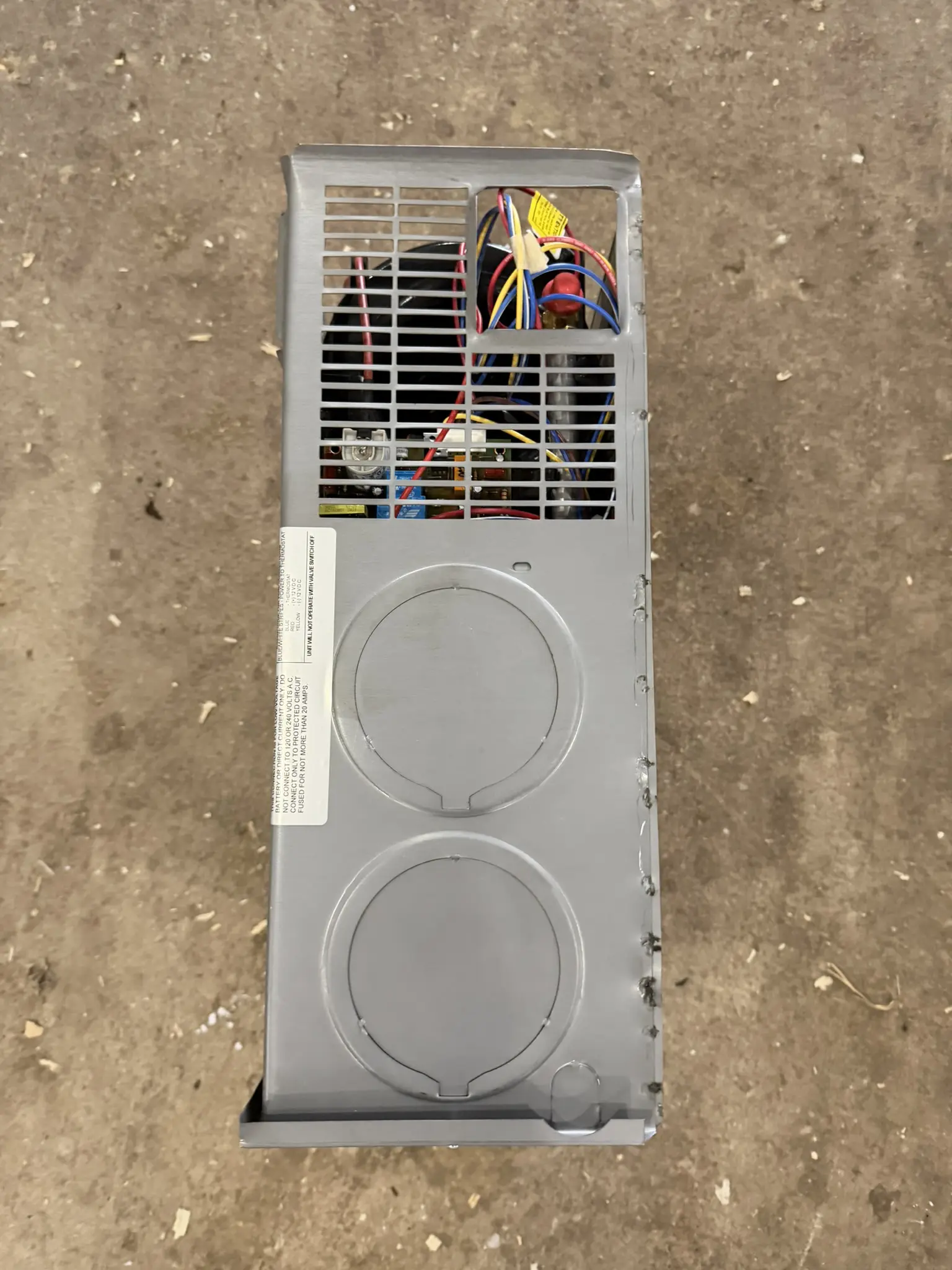 Suburban SF-42VHQ furnace side view with wiring
