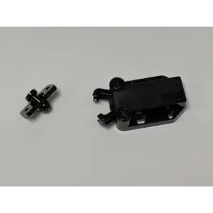 Sugatsune MC-37/BLK-1 black non-magnetic touch latch with floating strike