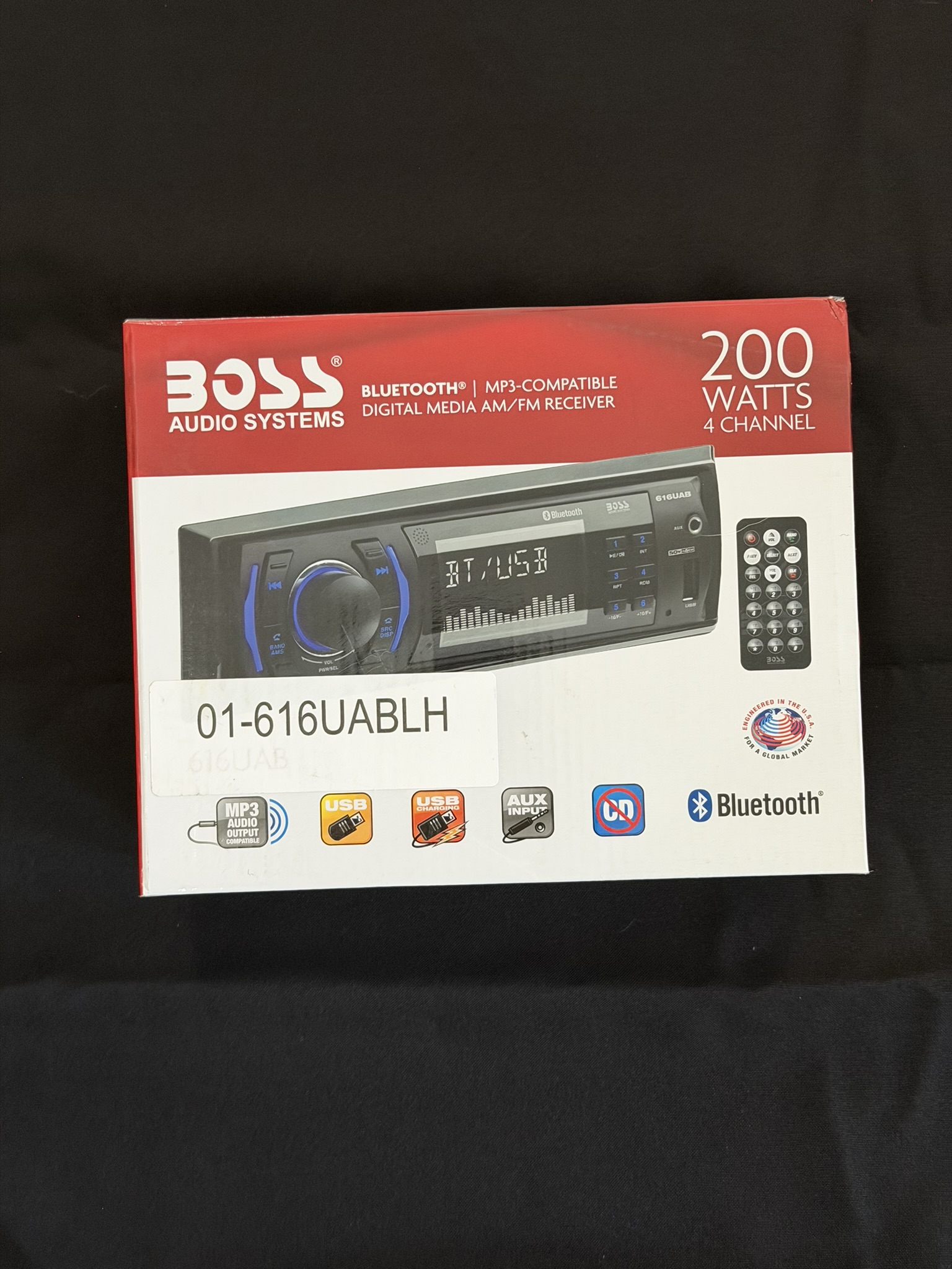 BOSS Audio 616UAB Bluetooth Car Stereo - Single DIN Digital Media Receiver - Image 2