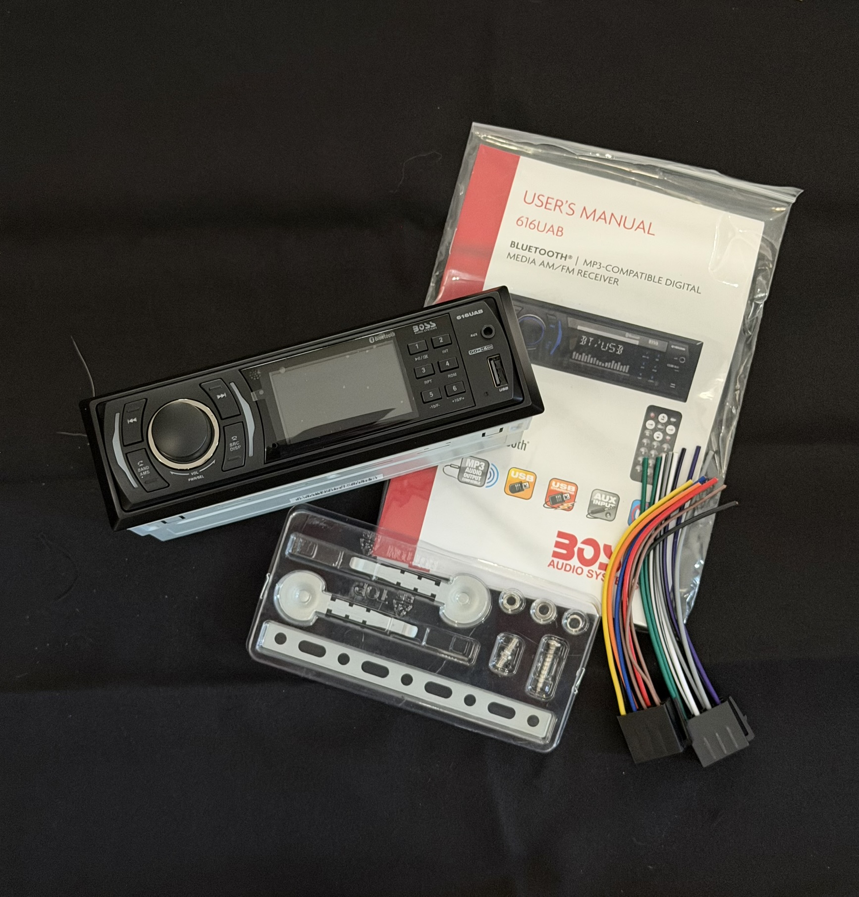 BOSS Audio 616UAB Bluetooth Car Stereo - Single DIN Digital Media Receiver - Image 5