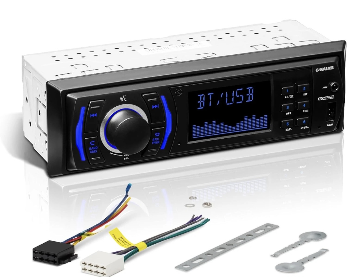 BOSS Audio 616UAB Bluetooth Car Stereo - Single DIN Digital Media Receiver